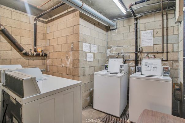 Interior, Stone Walls, Washer