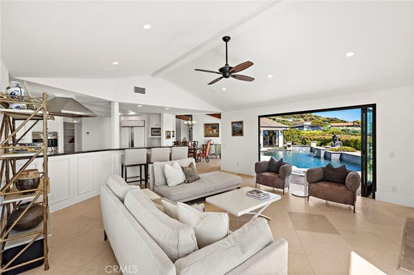 Dining room, Interior, Kitchen, Living room, Recessed Lighting, Stainless Steel Appliances