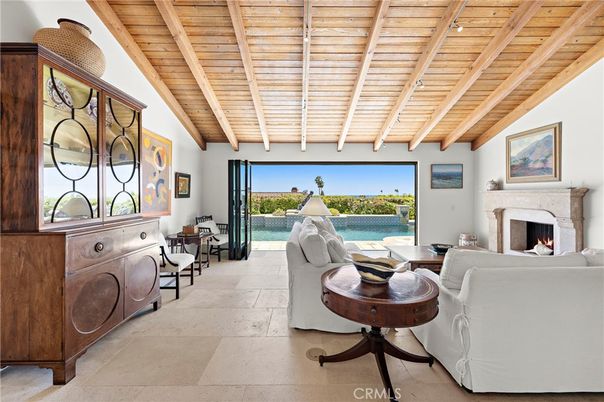 Fireplace, Interior, Living room, Water, Wooden Beams, Wooden Ceilings