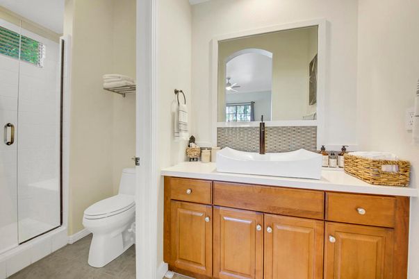 Bathroom, Glass Shower, Interior