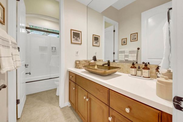 Bathroom, Dual Sink Vanities, Glass Shower, Interior