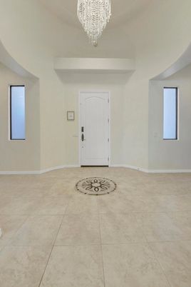 Chandelier, Empty room, Interior