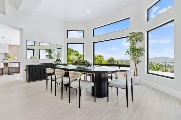Dining room, Interior, Kitchen, Recessed Lighting