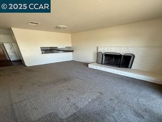 Empty room, Fireplace, Interior