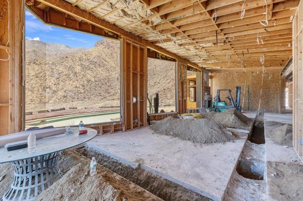 Interior, Stone Walls, Wooden Beams