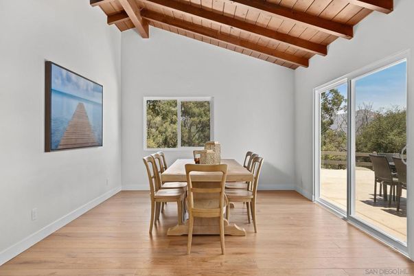 Dining room, Interior, Wooden Beams, Wooden Ceilings, Wood Texture Flooring