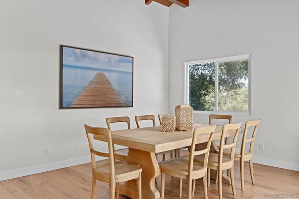 Dining room, Interior, Wood Texture Flooring