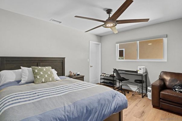 Bedroom, Home Office, Interior, Wood Texture Flooring