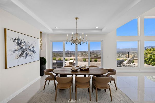 Chandelier, Dining room, Interior, Recessed Lighting
