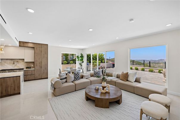 Interior, Kitchen, Living room, Recessed Lighting