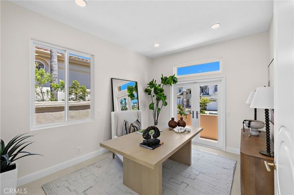 Home Office, Interior, Recessed Lighting