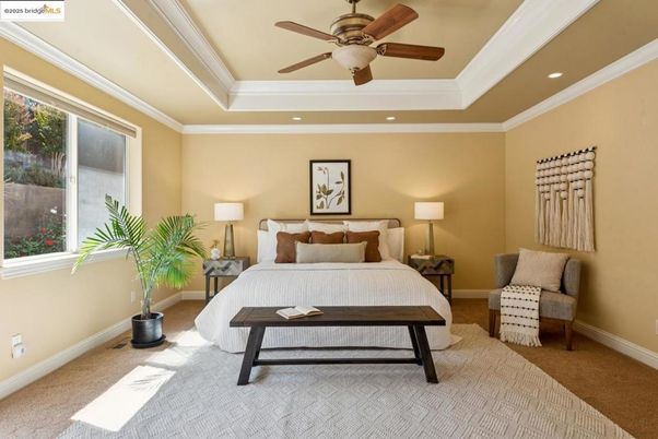 Bedroom, Interior, Recessed Lighting