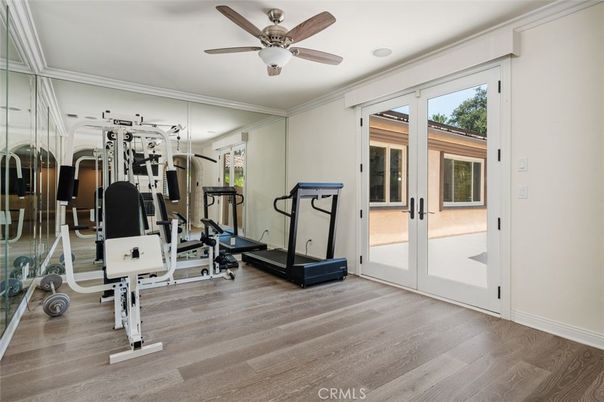 Fitness Equipment, Gym, Interior, Wood Texture Flooring