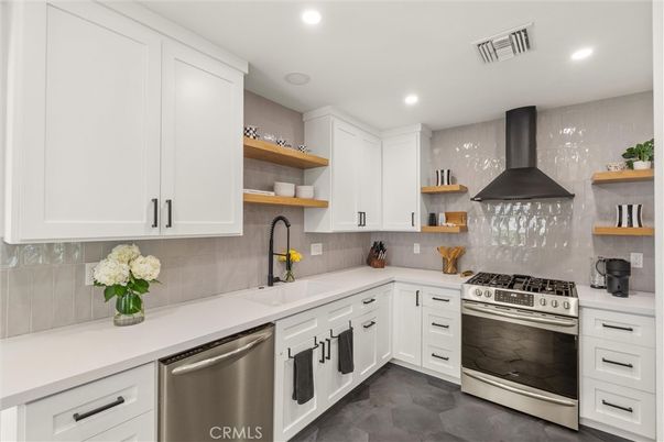 Interior, Kitchen, Recessed Lighting, Stainless Steel Appliances