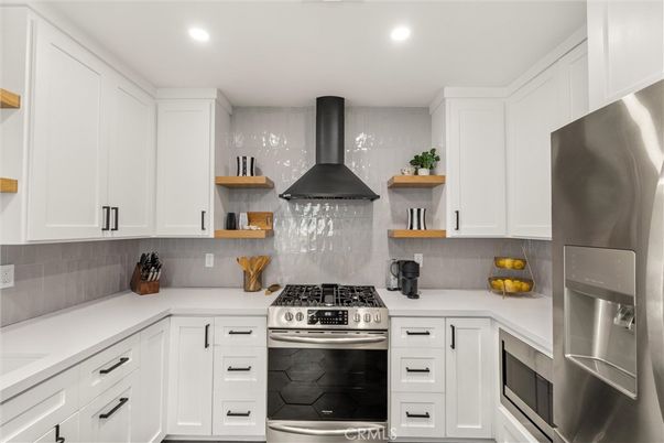 Interior, Kitchen, Recessed Lighting, Stainless Steel Appliances