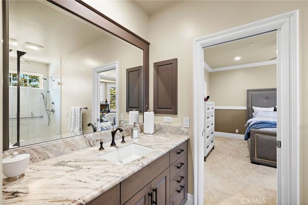 Bathroom, Bedroom, Glass Shower, Interior, Recessed Lighting