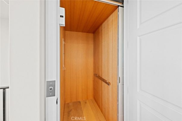 Elevator, Interior, Wooden Ceilings, Wood Texture Flooring, Wooden Walls