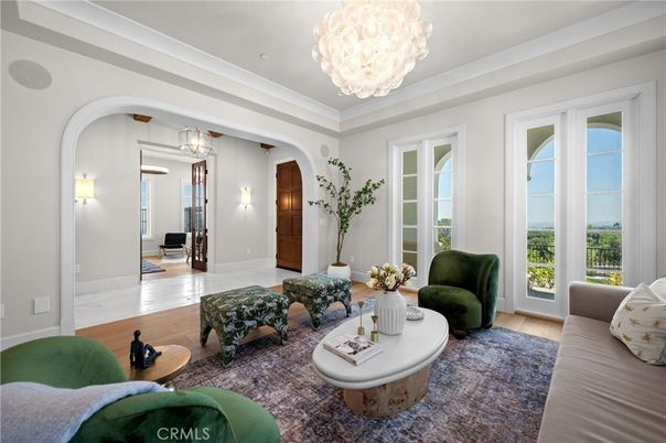 Chandelier, Interior, Living room, Wood Texture Flooring