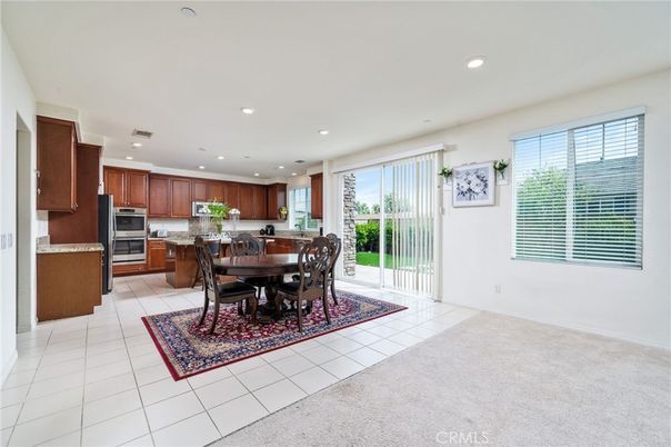 Dining room, Interior, Kitchen, Recessed Lighting, Stainless Steel Appliances
