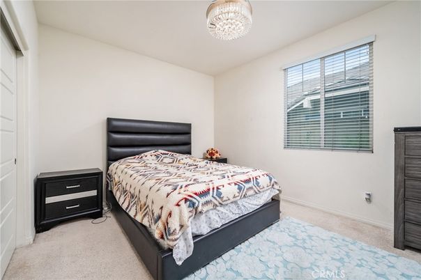 Bedroom, Chandelier, Interior