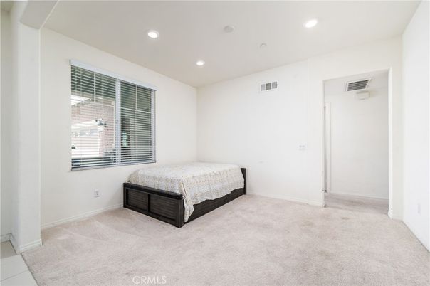 Bedroom, Interior, Recessed Lighting