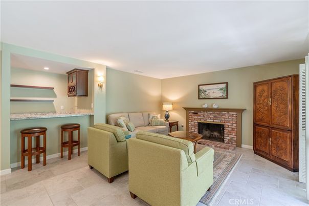 Fireplace, Interior, Living room, Recessed Lighting