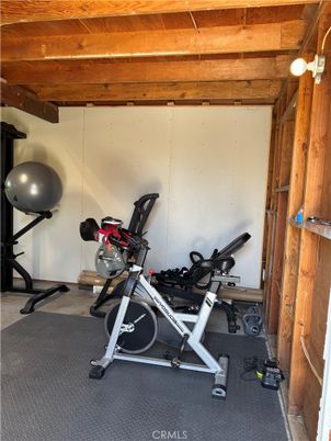 Fitness Equipment, Interior, Wooden Beams, Wooden Ceilings