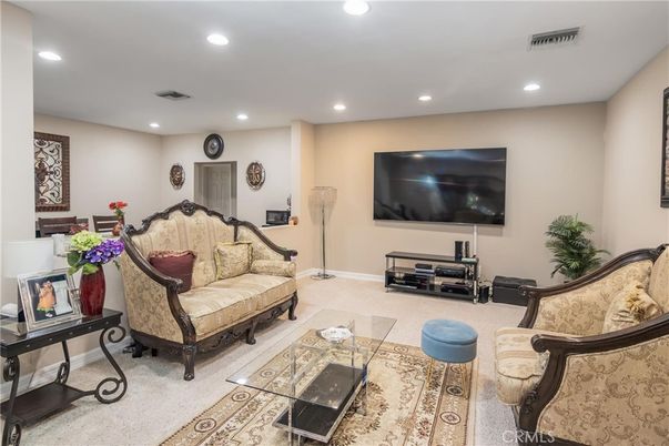 Interior, Living room, Recessed Lighting