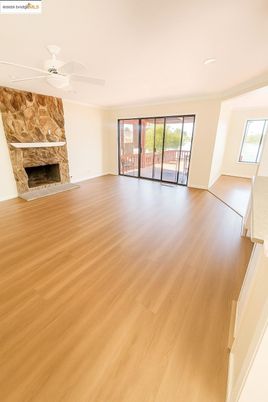 Empty room, Fireplace, Interior, Wood Texture Flooring