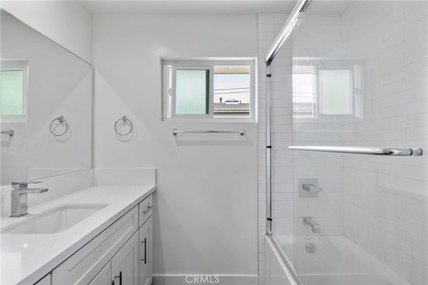 Bathroom, Dual Sink Vanities, Glass Shower, Interior