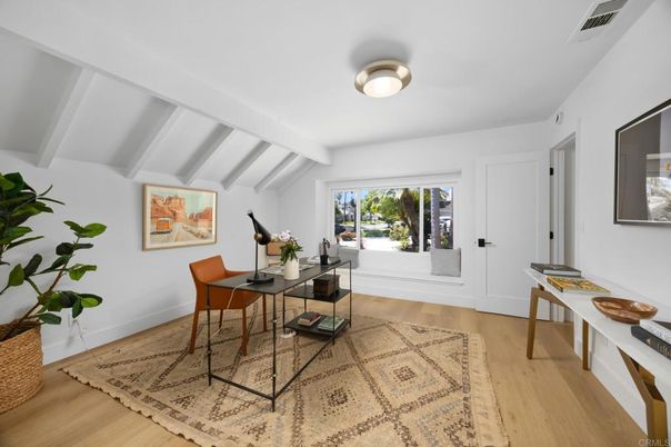 Home Office, Interior, Wood Texture Flooring