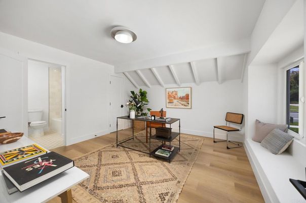 Bathroom, Home Office, Interior, Wood Texture Flooring