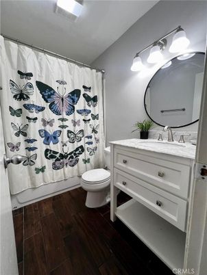 Bathroom, Interior, Wood Texture Flooring