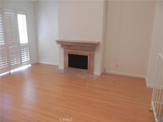 Empty room, Fireplace, Interior, Wood Texture Flooring