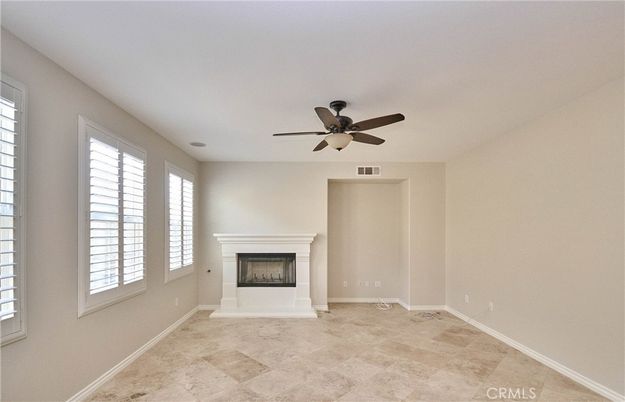 Empty room, Fireplace, Interior
