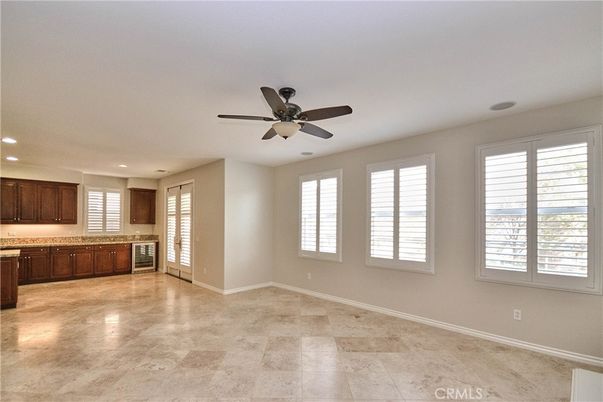 Empty room, Interior, Kitchen, Recessed Lighting