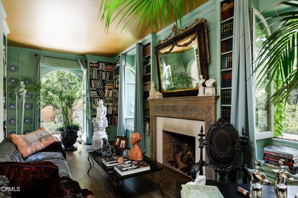 Fireplace, Interior, Wood Texture Flooring