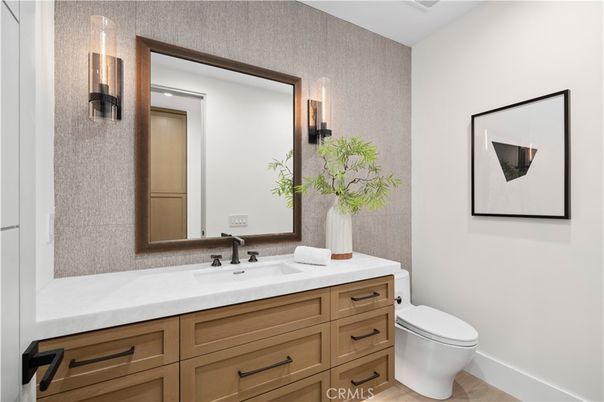 Bathroom, Interior, Wood Texture Flooring