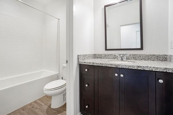 Bathroom, Interior, Wood Texture Flooring
