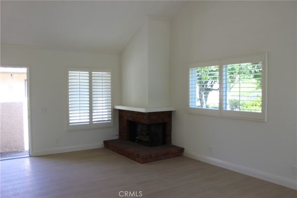 Empty room, Fireplace, Interior, Wood Texture Flooring