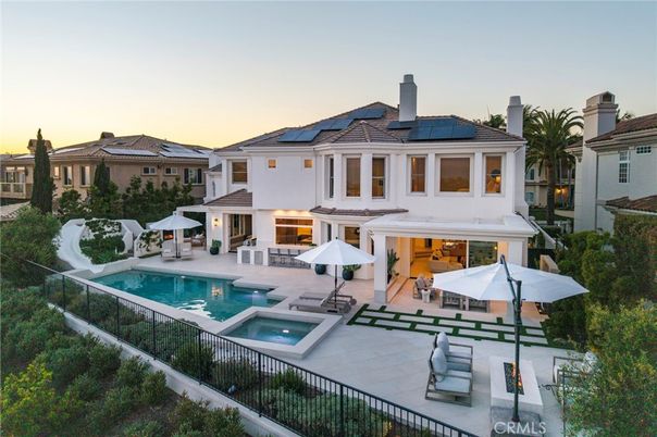 Exterior, Pool, Solar Panels