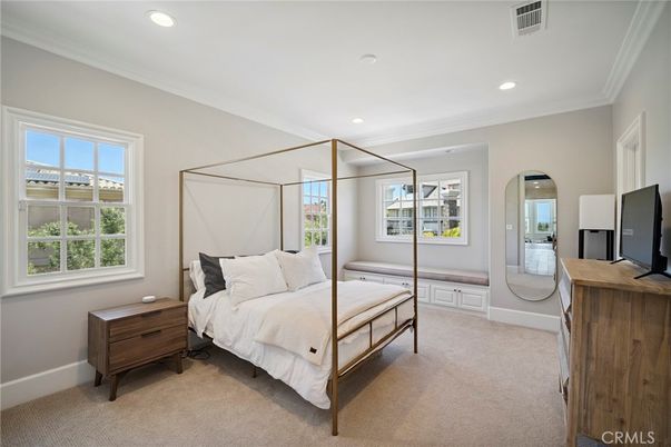 Bedroom, Interior, Recessed Lighting