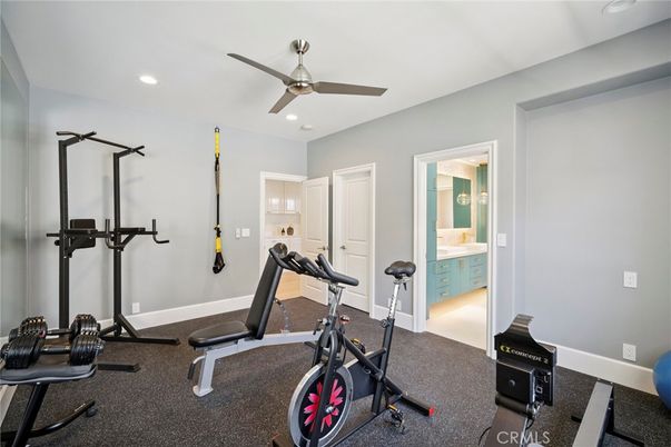 Fitness Equipment, Interior, Recessed Lighting