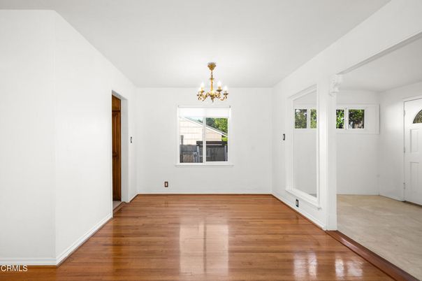 Chandelier, Empty room, Interior, Wood Texture Flooring