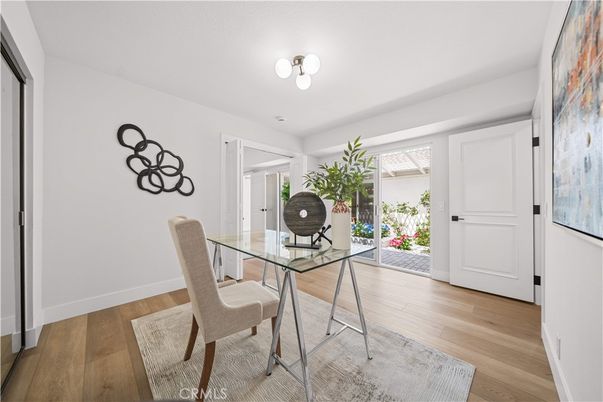 Home Office, Interior, Wood Texture Flooring