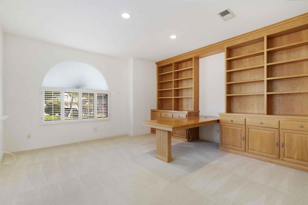Home Office, Interior, Recessed Lighting