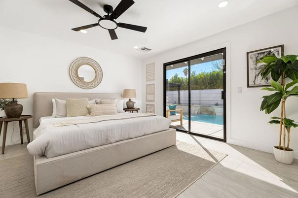 Bedroom, Interior, Recessed Lighting