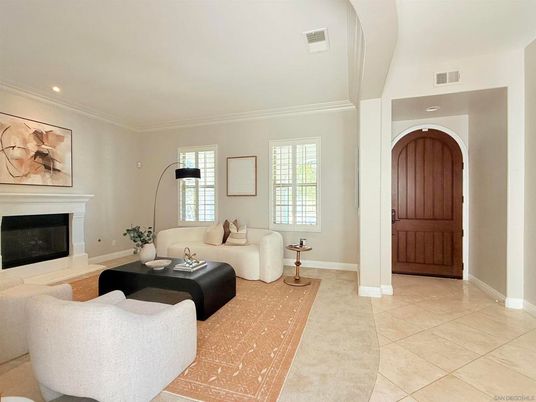 Fireplace, Interior, Living room, Recessed Lighting