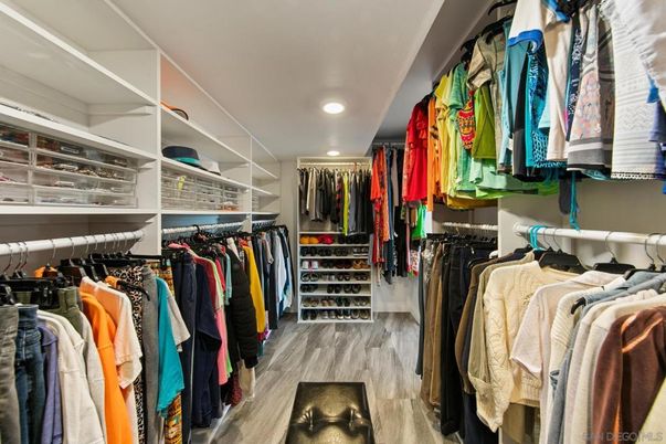 Interior, Recessed Lighting, Walk-in Closets, Wood Texture Flooring
