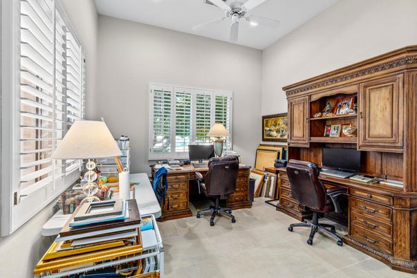 Home Office, Interior, Recessed Lighting